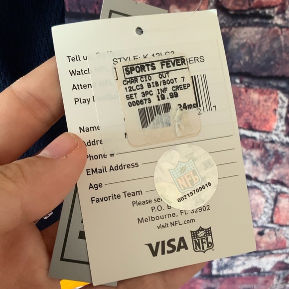 Los Angeles/San Diego Chargers 24 Month Navy Blue Baby Onesie - Picture 5 of 5